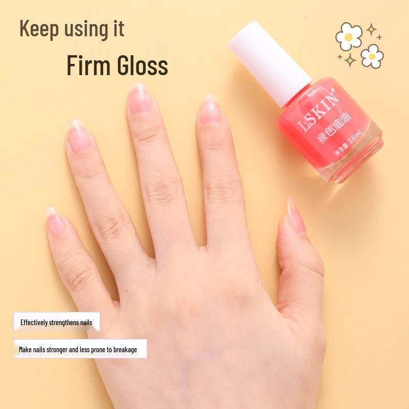 Quick-Dry Waterproof Peelable Glossy Nail Protector: Bright Top Coat & Base Coat Sealer
