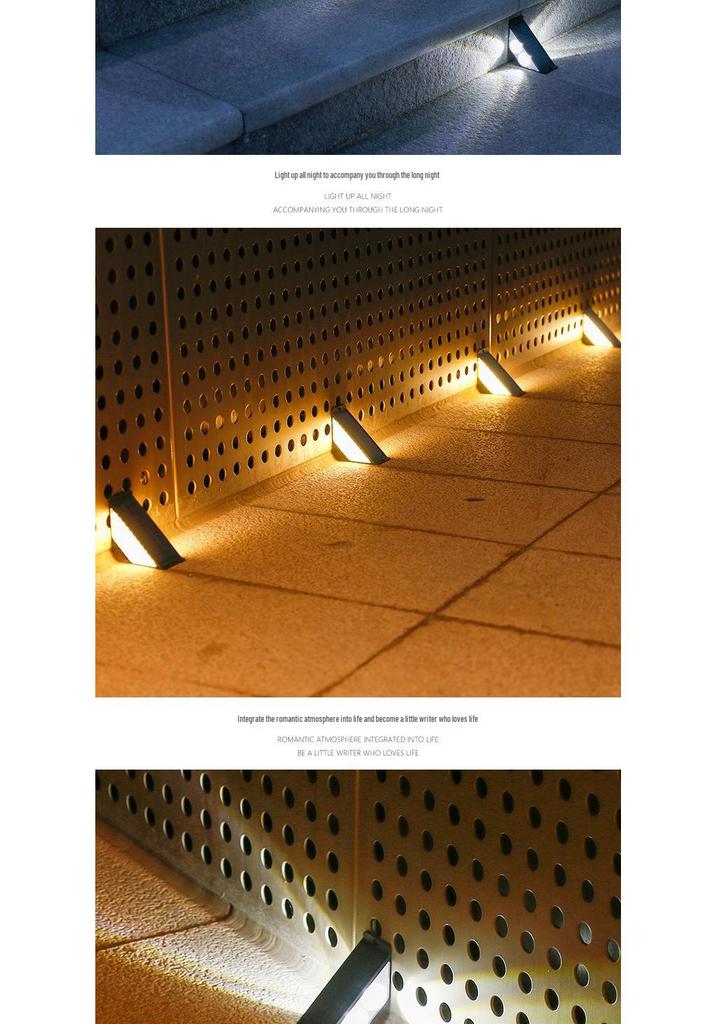 Rainproof Solar Step & Pathway Lights for Outdoor Courtyard