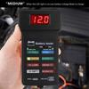Precisionsbatteritestare för 12/24V Fordon Lättanvänt Bilbatteridiagnostikverktyg med Spännings- och Kapacitetsdisplay