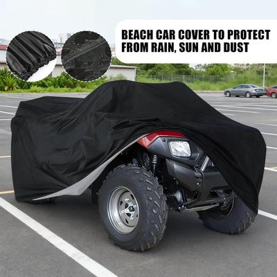 Wasserdichte ATV-Abdeckung 210D UV-Schutz Abdeckung Wasserdicht für Strand Lagerung Garage Auffahrt Weg Farm Ranch
