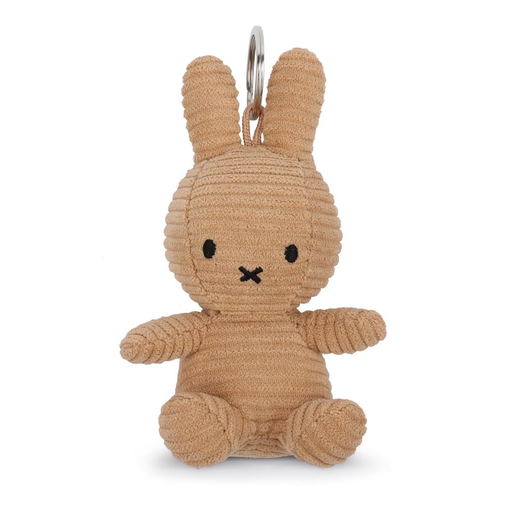 TON BON TON TOYS Miffy Corduroy Keychain 10cm [Marks International] [BON TOYS] BTT-005 (Beige)