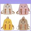 Adorable Korean Style Cute Smiley Face Backpack For Boys And Girls School Bag