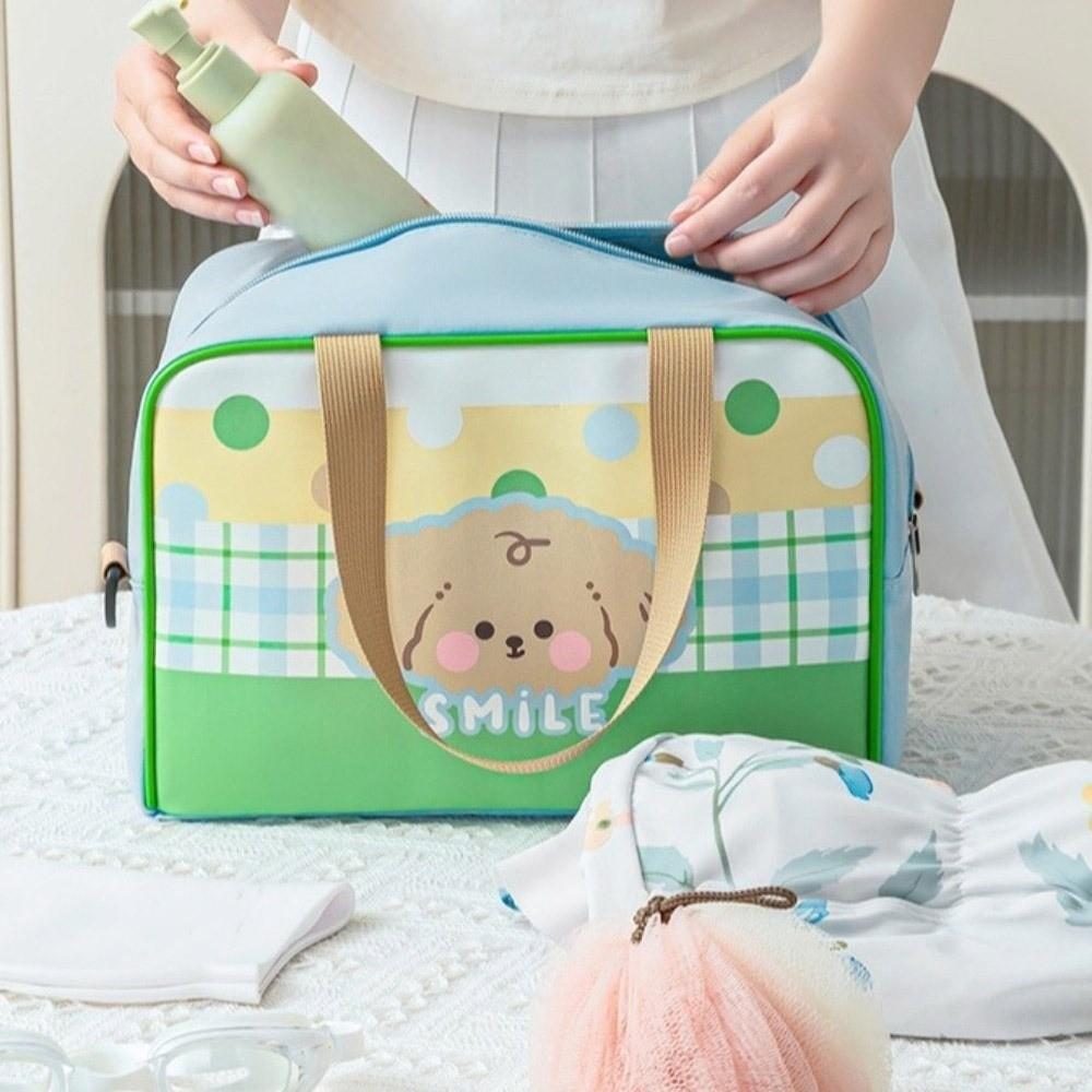 Dry Wet Separation Crossbody Fitness Bag Animal Pattern Cartoon Sports Bag  Boys Girls