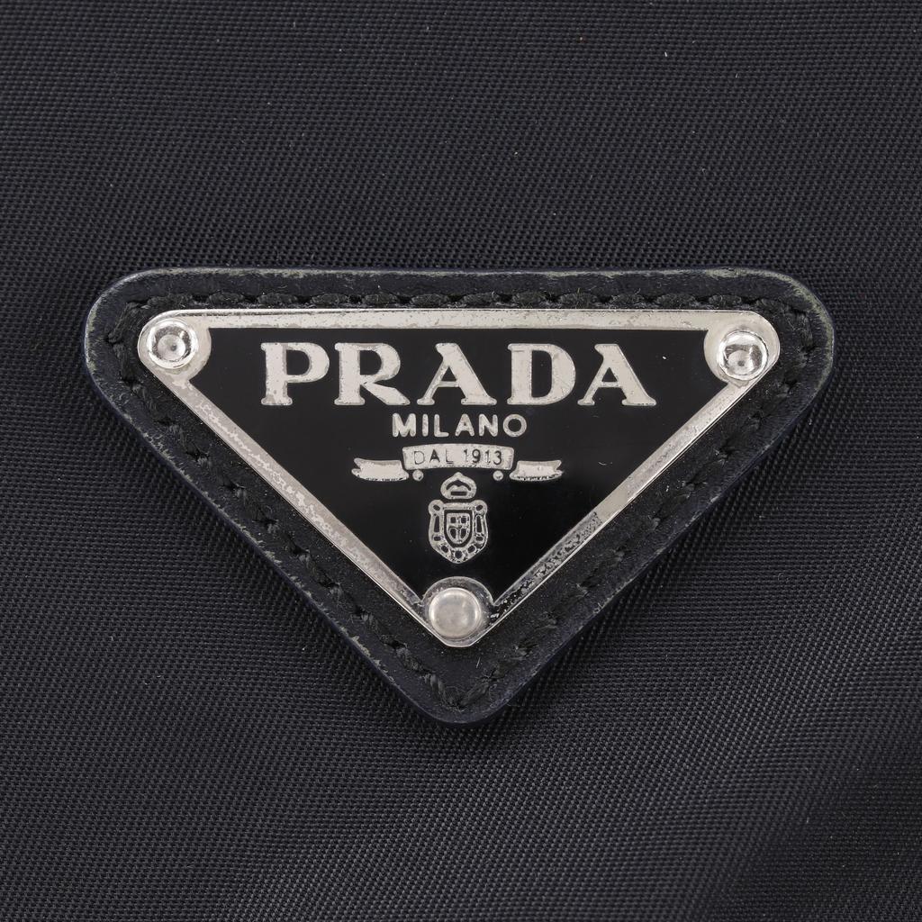 Prada Shoulder Bag Black Nylon Unisex Used