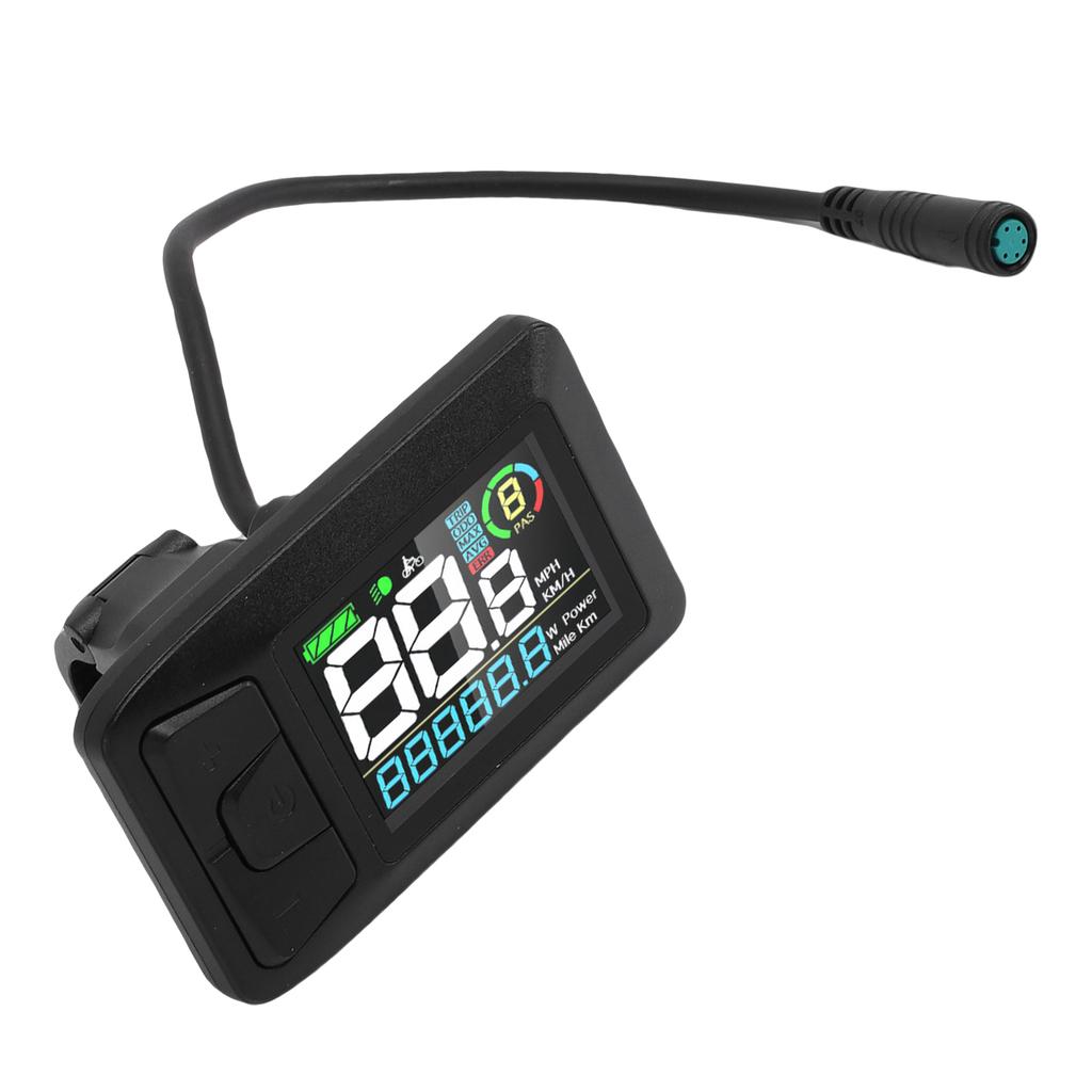 Medidor de Display Compatível com Motores Intermediários BAFANG BBS01 BBS02B G340 G320 M300 M400 M620 Painel de Controle com Display LCD Colorido