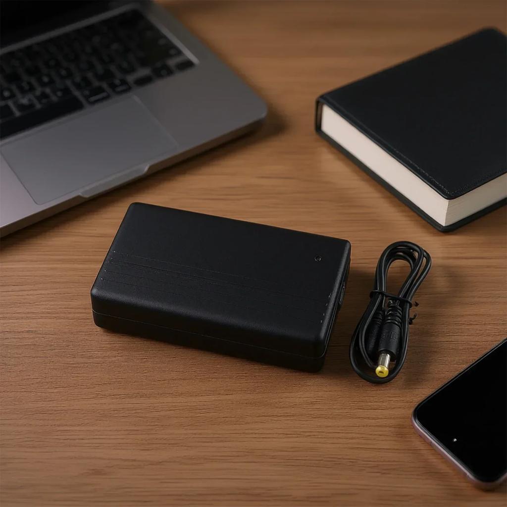 Camera Router Battery 12V UPS Battery Power Supply For Digital Camera Adapter 22.2W Capacity 2A Input Current DC-DC Charging