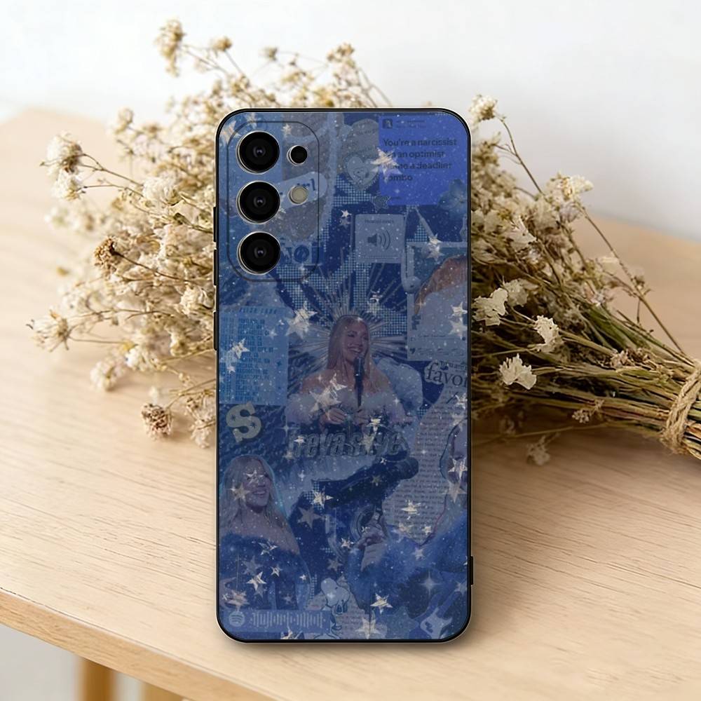 F-Freya Skye S-Singer Phone Case Black Silicone Soft For Samsung S25,S24,S21,S22,S23,S30,Ultra,S20,Plus,Fe,Lite