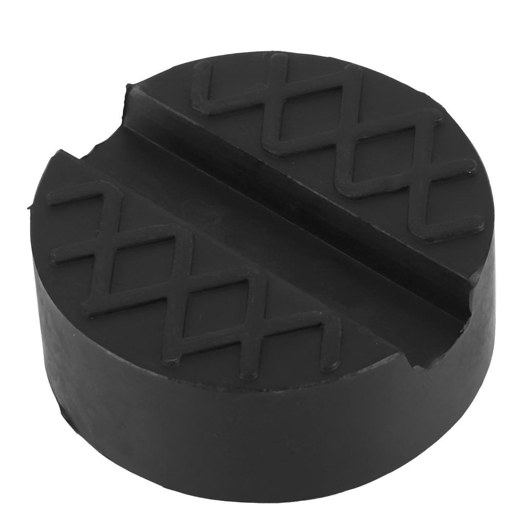 Universal Car Jack Pad Adapter Slotted Rubber Frame Rail Protection Support 6.5cm Dia