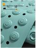 Eco-Friendly Non-Slip Waterproof Bathroom Mat, Solid Color Massage Mat