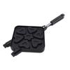 Heart Shape Waffle Maker Pan Non Stick Double Sided Baking Pan Breakfast Sandwich Maker Small Kitchen Appliances