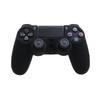 Kamuflażowy Czerwony Silikonowy Pokrowiec + Zestaw 8 Nakładek na Kciuki do Kontrolera PS4 - Antypoślizgowy Ochraniacz