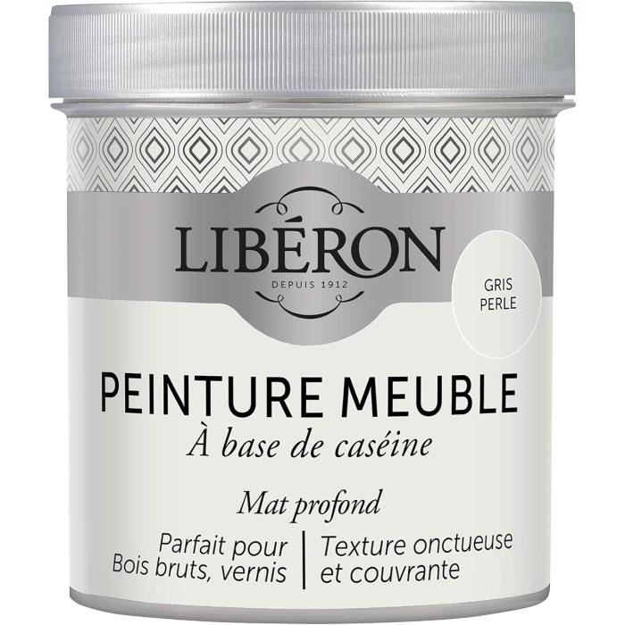 Libéron Peinture Meuble À Base De caséine,Gris Perle 500 ML
