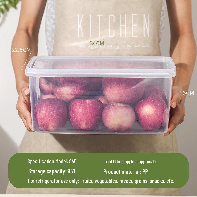ZISIZ Plastic Transparent Food Storage Container