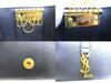 Authentic Saint Laurent YSL Black Leather 6 Pics Key Chain #b135  Open box