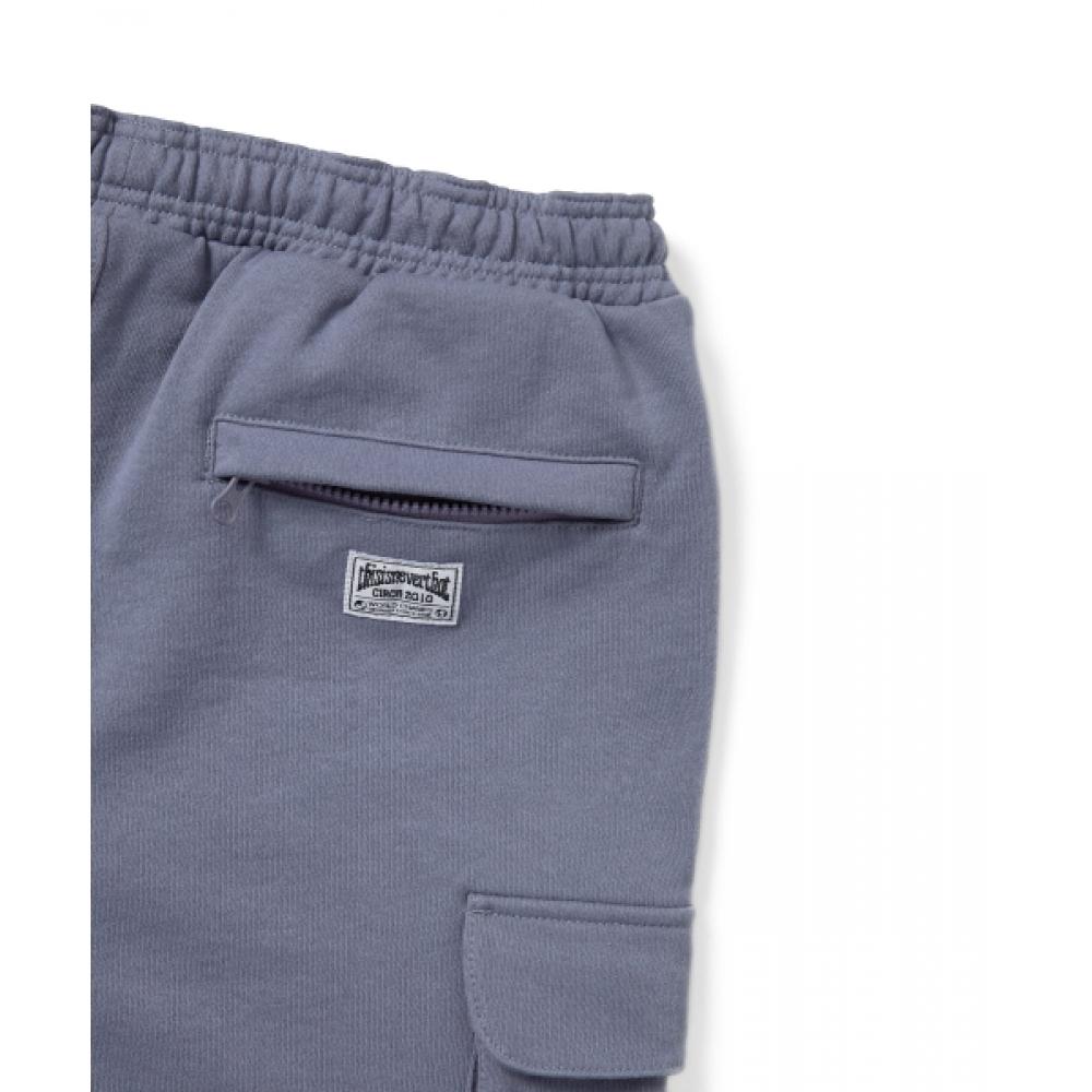 Thisisneverthat Cargo Sweatshort Purple Grey