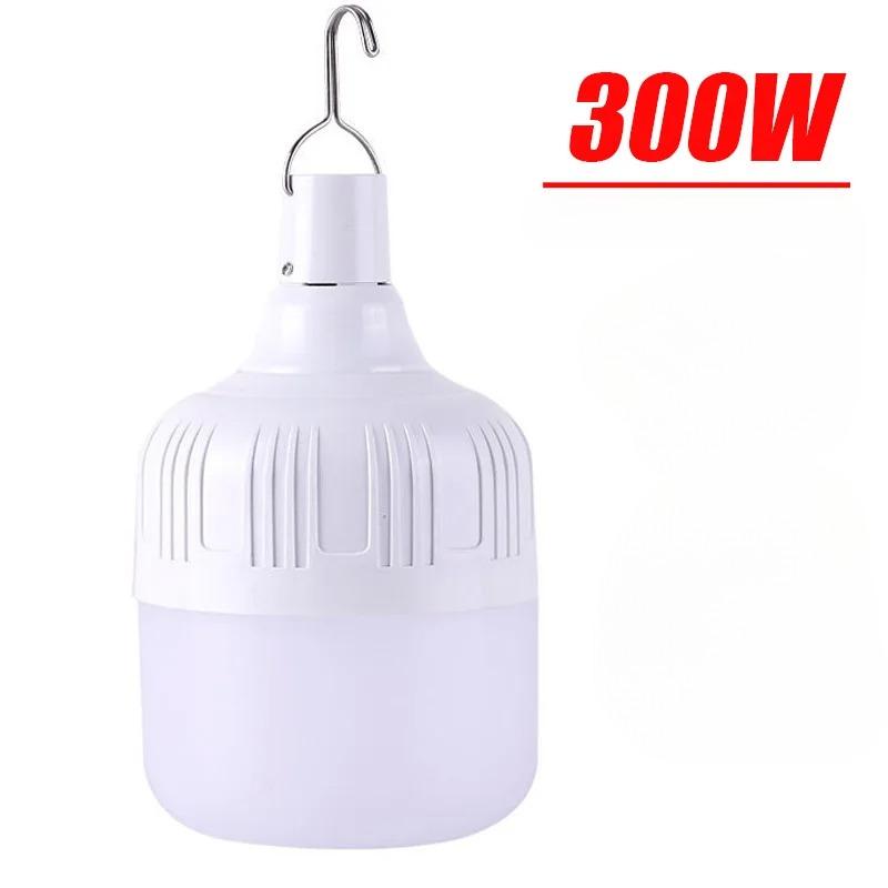 Rechargeable Camping Light Portable LED Work Lamp Outdoor Emergency Light with Hook Multi Modes USB Charging for Fishing BBQ