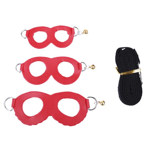 Hamster Leash Set Extended Lanyard Buckle Bells Small Chinchilla Lead Walking Running Chest Strap