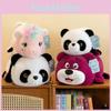 Panda Into Turn Unicorn Bear Plush Toy Stuffed Animal Doll Decoration Kids Gift