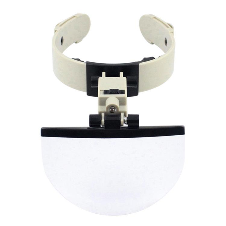 

Headband Magnifier Eye Glasses Magnifying With Led Lights Loupe Four Sets Of Multiple Lens Head Mounted 2x 3.8x 4.5x 5.5x