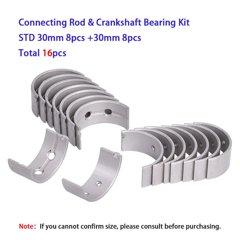 STD 30mm For HONDA VFR400 CB400 VTEC RVF400 CB400SF CBR400 NC23 NC29 CB-1 Connecting Rod Crankshaft Bearing VFR/RVF/CB/CBR 400