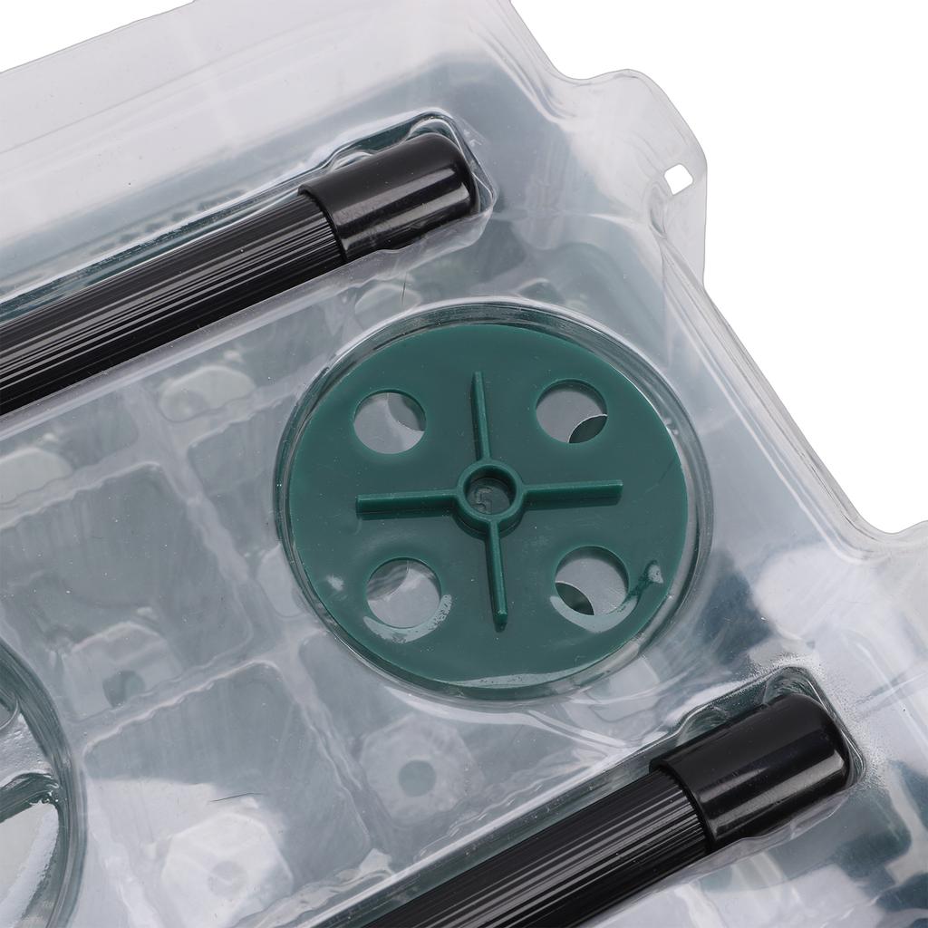 Seed Starter Tray with Grow Light 3 Light Modes 3 Timer Settings Plant Growing Kit 2 Pack 80 Cells with Adapter 1 To 4