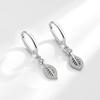 925 Sterling Silver Heart Hoop Earrings Stud Earrings Silver Women Star Butterfly Earrings for Women Jewelry Gift E357