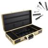 Portable Hairdressing Tool Storage Box Comb Hair Clipper Scissors Organizer Password Case