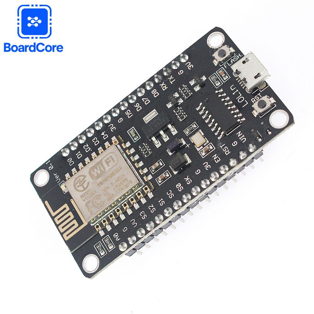NodeMCU Lua V3 ESP8266 Module Micro USB Port Serial WiFi Module CH340 IoT Development Board Module for Smart Home DIY