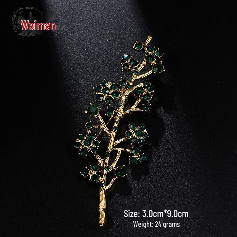 Mori Style Floral Brooch for Women's Cheongsam Suit - Creative Niche Design Corsage