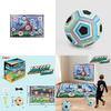 Fun And Colorful Childrens Soccer Play Mat Set With Soft Plush Pillow And Accessories
