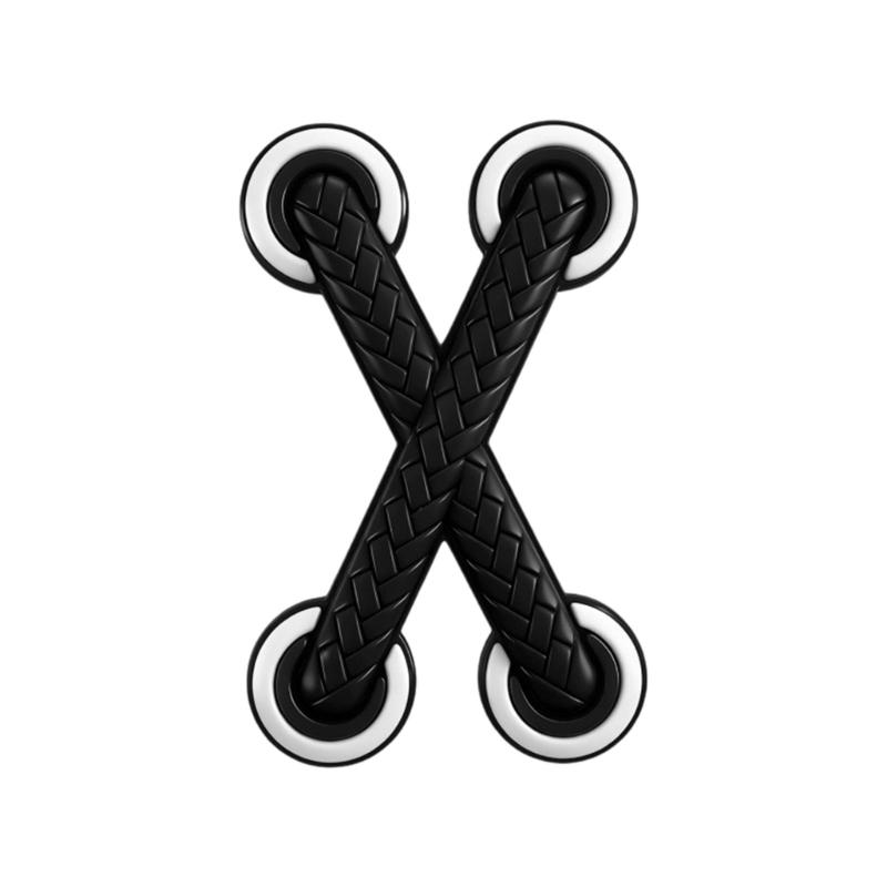 

3D Woven Shoelace Decal Sticker For Cars Motorcycles And Scooters With Strong Adhesive And Waterproof PVC Material