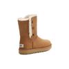 UGG Bailey Snaps Warm Durable Shock Absorbing Non-Slip Fashion Casual Plush Mid-Calf Snow Boots Women Boots Brown 1127151-CHE