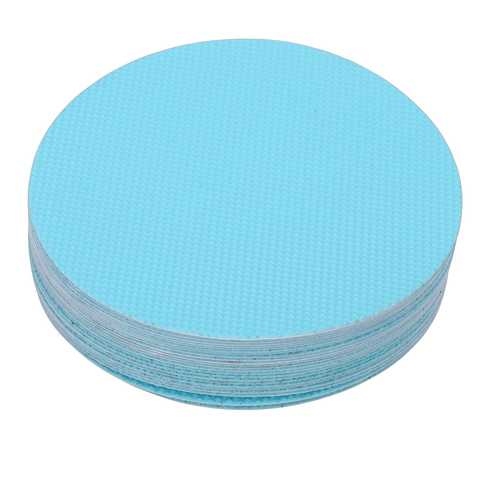 

24 Pcs Anti Slip Shower Sticker PEVA Floor Non Slip Sticker for Bathroom Bathtub Stairs синій