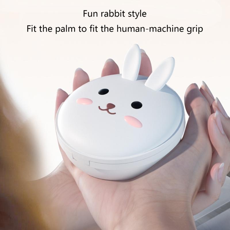 3 in 1 Mini Hand Warmer Cartoon Rabbit Hands Keeping Warm Artifact for Children Girl Adults Women Portable Present