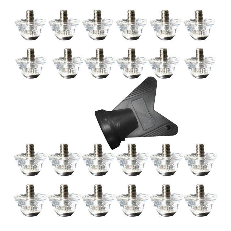 12Pcs Universals Aluminum Football Shoe Stud Replacement Soccer Cleats Football Boot Spikes for Soccer Shoes Enduring