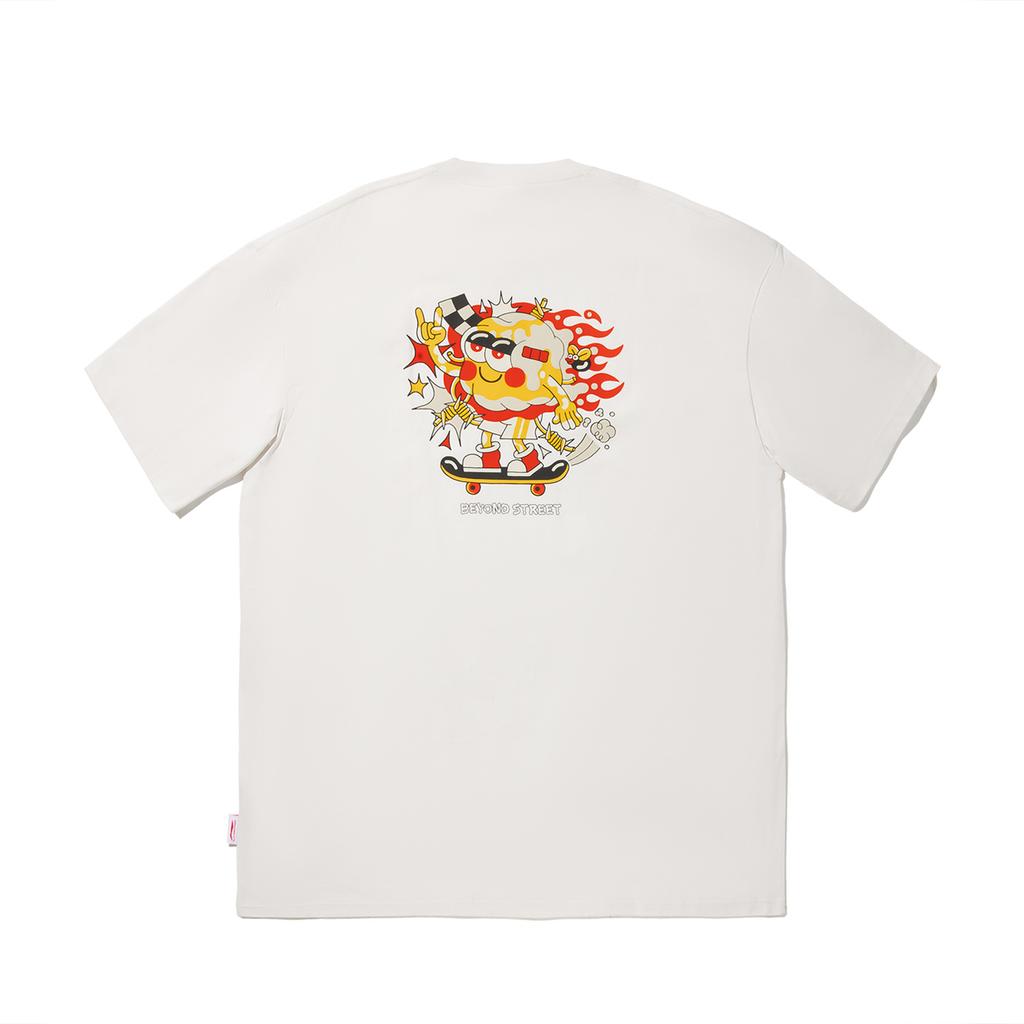 Li Ning Sam Taylor Artist Limited Edition Cartoon Anime Letter Round Neck Comfortable Breathable Short Sleeve T-Shirt Men Tops AHSV553-1