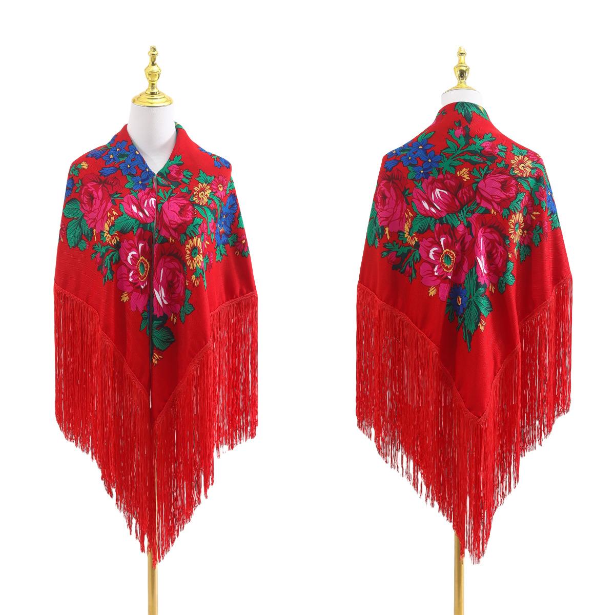 

30cm Elegant Long Tassel Warm And Dustproof Multifunctional Scarf With Shawl