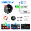 NEW CarlinKit HD2CP Pro CarPlay To HDMI Wireless Android Auto CarPlay 3-In-1 Smart Car Box Plug and Play 2K Video Streaming Box