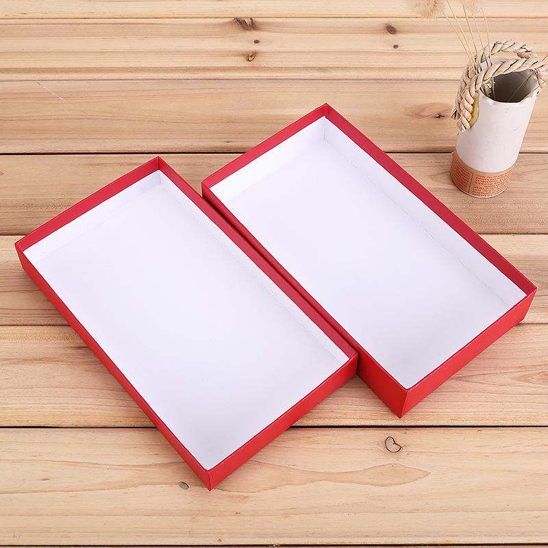 Black High-End Gift Box with Bookmark for Long Wallet or Stocking