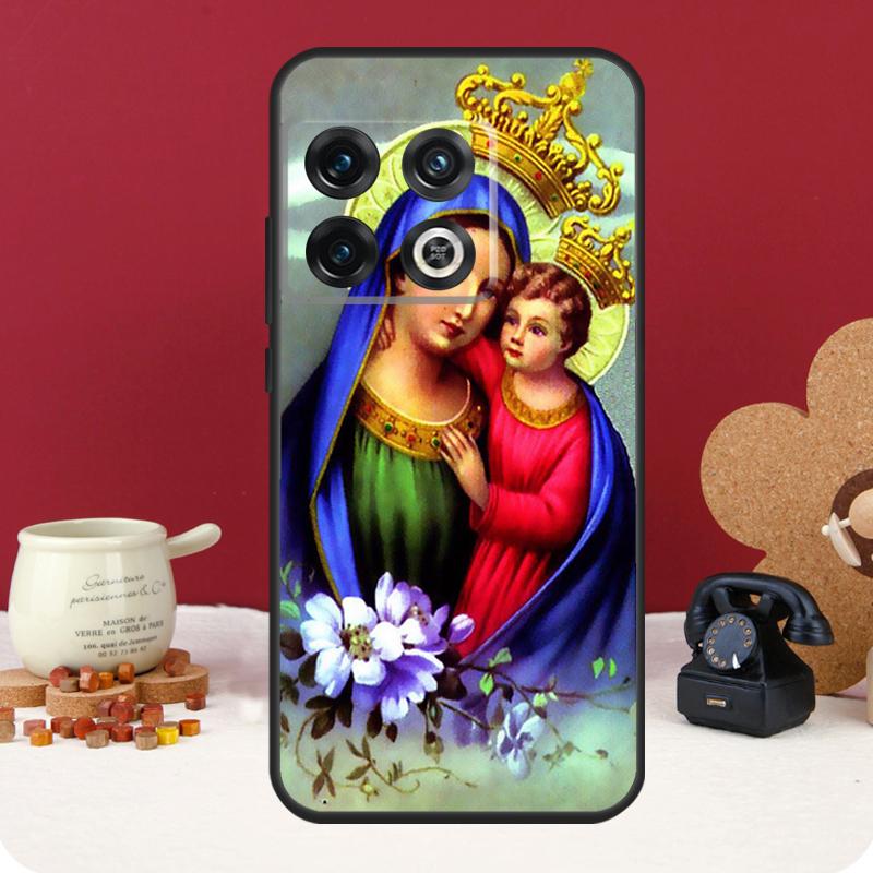 Religious Mary and Jesus Cover For OnePlus Nord 4 CE 3 2 Lite N30 N20 N10 OnePlus 10T 8T 13R 12R 13 12 11 10 Pro Case