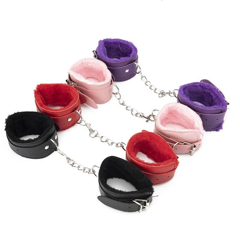 PU Leather Handcuffs Sex Bondage Restraints Wrist Hand Cuffs Product,Adult Game Toys for Women Men Products Bdsm