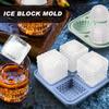 Ice Cube Mold, Silicone Ice Cube Tray, Mold For Pudding, Jelly, Candy, Ice Cube Tray, Ice Trays For Freezer Cocktail Whiskey