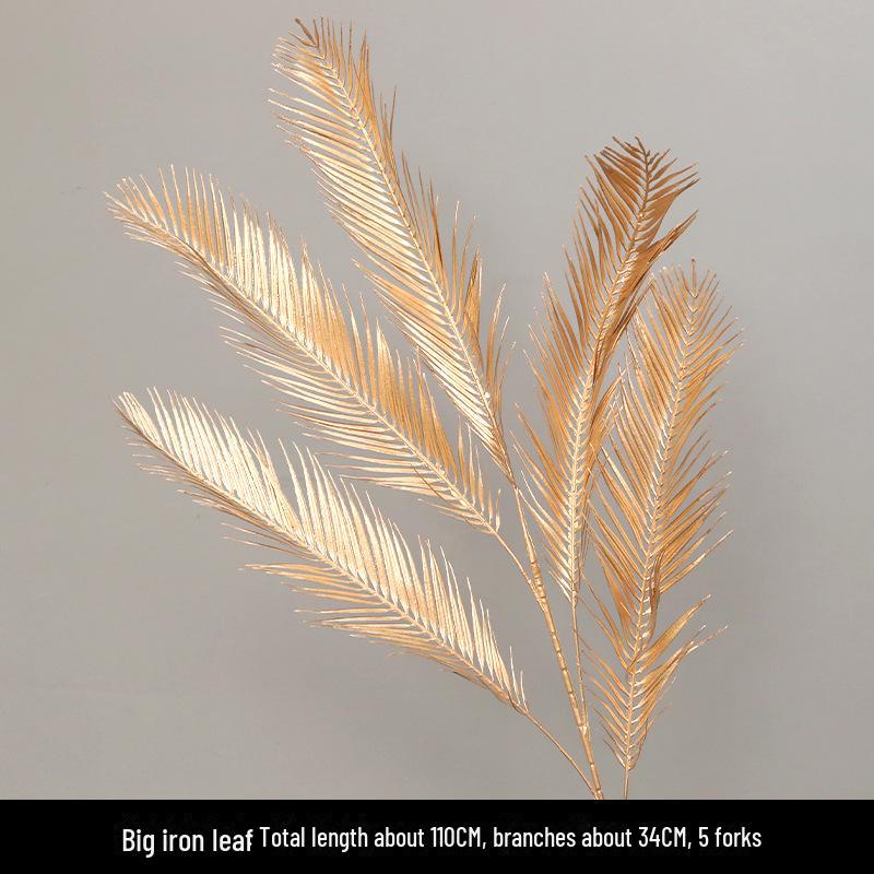 Złoty Eukaliptus Sztuczne Kwiaty i Liście Noworoczne Dekoracja Domu Wiadro