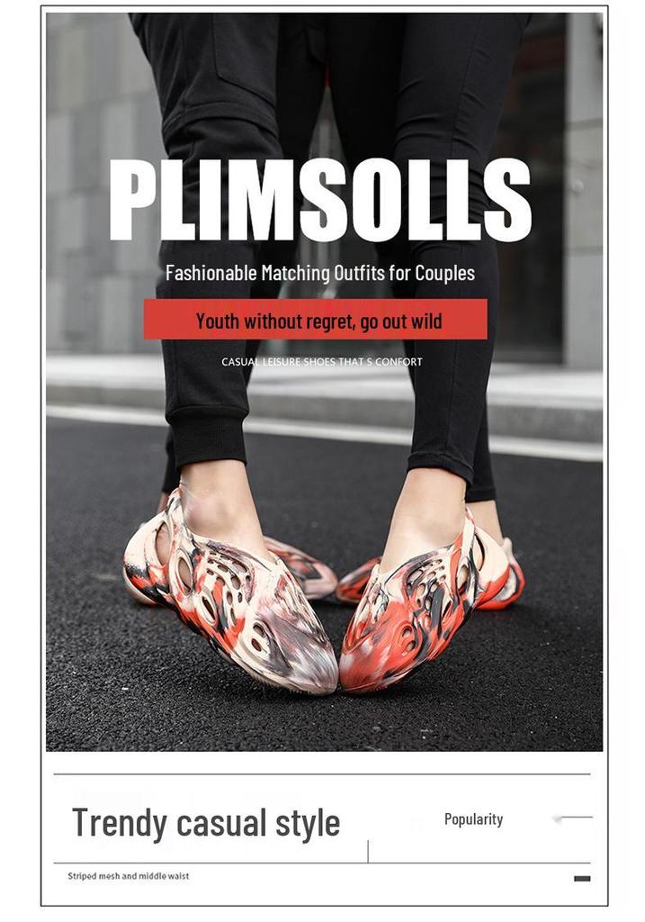 Sommer Übergröße Herren Camouflage Sandalen - Trendige Hohlraum Römische Strandschuhe