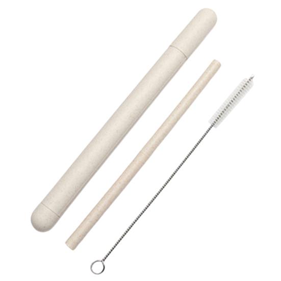 1 Sada Piják Slámka Závitový Design 2 Sekce Rovná Trubice Žáruvzdorná Skládací Potravinářská Vodní Slámka Domácí Potřeby