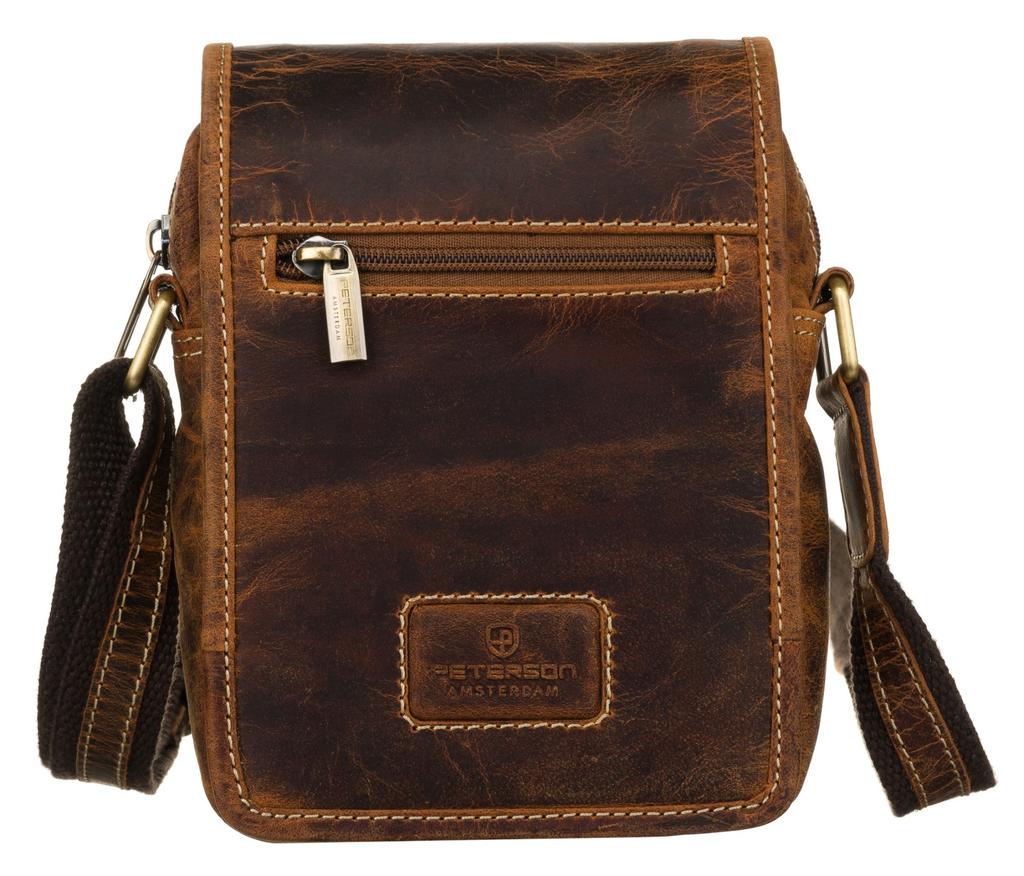 PTN 504-TMH-5870 Tan Leather Bag