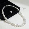 S925 Sterling Silver Bubble Pearl Clavicle Necklace - Elegant & Luxurious Fashion Statement