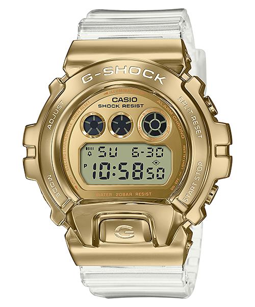 

Casio G-SHOCK Men s Stainless Steel 200M Water Resistant Shock Resistant Alarm Quartz Watch GM-6900SG-9 золотой