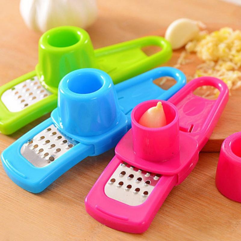 

Multi-functional Home Garlic Grinder Creative Garlic Crusher Garlic Press Garlic Puree Peeling Garlic Kitchen Gadget зелений