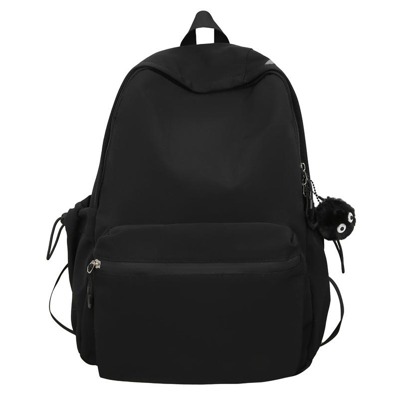 Schoolbag Japanese Ins Trendy Brand Light Solid Color Backpack Korean Version Girl Versatile Travel Small Backpack Casual Simple Schoolbag